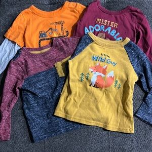 Toddler boy 18-24 month long sleeved shirts